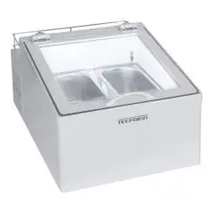 Expositor de sobremesa para helados - Mod ICE POINT 2 0 - Refrigeración estática - Temperatura de -10°C a -22°C