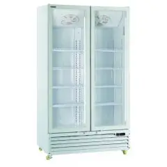 Expositor refrigerado para bebidas con capacidad de 879 litros y temperatura de 0 a +10 °C Klimaitalia ICOOL 110 WHITE