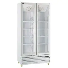 Expositor refrigerado para bebidas con capacidad de 614 litros y temperatura de 0 a +10 °C Klimaitalia ICOOL 80 WHITE