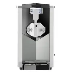MÁQUINA SOFT PARA HELADO DE MOSTRADOR - Mod KARMA - CONDENSADOR AIRE - CAPACIDAD Lt. 6,5 + 2,3 (A GRAVEDAD) CAPACIDAD Lt. 4,5 + 2,3 (A BOMBA) - PRODUCCIÓN HORARIA 130/120 (9 kg/h) - ALIMENTACIÓN MONOFÁSICA 230V/50Hz - Dimensiones cm L 35,7 x P 52,1 x h 64