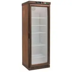 BODEGA DE VINO REFRIGERADA DE MADERA - Mod. KL2791F - Estática - Temperatura +18°/+22°C - Capacidad Lt. 310 - Alimentación monofásica 230V/1/50Hz - Potencia W 150 - Medidas cm L 64 x P 61 x h 186 - Peso Kg 130