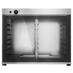 FERMENTADORA - MOD LM16T64 - Capacidad para 16 bandejas de 60x40 cm o GN 1/1 de 53x32,5 cm - Potencia 2 kW - Alimentación 230 V 50/60 Hz - Dimensiones exteriores cm L 99,5 x P 81,1 x 83 H - Cumple con la norma CE