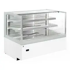Expositor mural refrigerado - Mod LILIUM GRAB&GO SELF H 1155 - Refrigeración ventilada - Temperatura +2°C a +6°C (estante de exposición) y +4°C a +8°C (en las estanterías)