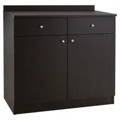 MUEBLE DE SERVICIO PARA COMEDOR - MOD. ML3202SS - Estructura Laminada de roble blanqueado - N. 2 Puertas - N. 2 cajones - Medidas cm A 90 x F 48 x h 95