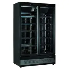 Expositor refrigerado para bebidas con capacidad de 1000 litros y temperatura de 0 a +10 °C Klimaitalia OT126VP2B