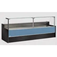 Contador de alimentos neutros (sin unidad y sin evaporador) - Mod MESETAS VC NE - Profundidad de la superficie de pantalla: 79 cm