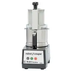 COMBI CUTTER Y CORTADORA DE VERDURAS PROFESIONAL - Mod. R 201 XL ULTRA - Capacidad de la Cuba de acero inox lt 2,9 - Capacidad de porciones 20 - Potencia W 550 - Dimensiones cm L 22 x P 28 x 49,5h