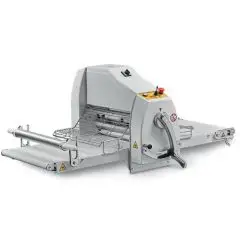 LAMINADORA FORMADORA MANUAL PARA PASTELERÍA ECO - DE SOBREMESA - MOD. SFBE500/95 - TAPIZ DE cm 95 - RODILLOS cm 49,6 - CE