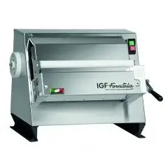 LAMINADORA / EXTENDEDORA CON PREDISPOSICIÓN CORTAHOJALDRE - MOD. 2300/SPT30 - 1 PAREJA DE RODILLOS - ALIMENTACIÓN V 230/50Hz MONOFÁSICA - POTENCIA Hp 0,5 - RODILLOS cm 30 - Homologación CE