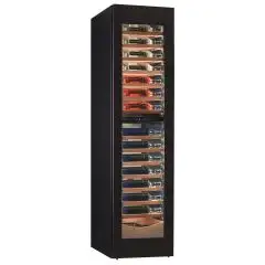 Vitrina refrigerada para vino con capacidad Lt 385 y temperatura +2° / +12 ° C / +12° / +20 ° C Klimaitalia UY 105 2VD
