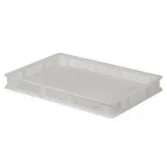 CONTENEDOR AGUJEREADO PASTA Y PIZZA de POLIPROPILENO - Capacidad Lt. 12 - Medidas Externas cm. L 60 x P 40 x 7 h