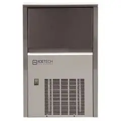 MÁQUINA DE HIELO EN CUBITOS MACIZOS SISTEMA DE DUCHAS - Cod. SS 25 - TIPO DE CUBITO S - CUBITO gr 14 - PRODUCCIÓN CON MOTOR ENFRIADO POR AIRE DE HASTA 22 kg/24h - PRODUCCIÓN CON MOTOR ENFRIADO POR AGUA DE HASTA 24 kg/24h - Dim. cm L 35 x P 47,5 x H 59 - C