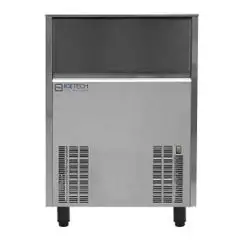 MÁQUINA DE HIELO EN CUBITOS MACIZOS SISTEMA DE DUCHAS - Mod SS 95 - TIPO DE CUBITO M/L - CUBITO gr 22/40 - PRODUCCIÓN CON MOTOR ENFRIADO POR AIRE DE HASTA 82 kg/24h - PRODUCCIÓN CON MOTOR ENFRIADO POR AGUA DE HASTA 81 kg/24h - Dim cm L 64,5 x P 64,5 x H 8