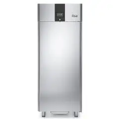 ARMARIO SECADERO DE ACERO INOX 304 - Mod AT68X251 - TEMPERATURA DE TRABAJO -3°/+35°C - CAPACIDAD Lt 750 - N 1 PUERTA - Dimensiones cm L 79 x P 109,5 x 202,5 H