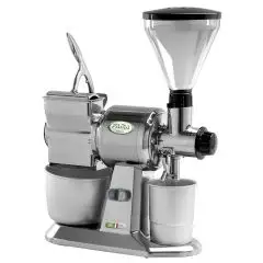 MOLINILLO DE CAFÉ, DE ESPECIAS Y RALLADOR - MOD. MCMPGR CGM - Producción horaria CAFÉ/QUESO Kg 10/50 - Alimentación V 230/50-60Hz MONOFÁSICA - Potencia Kw 0,75 (0,1 Hp) - Medidas Cm A 26 x F 50 x h 65 - Homologación CE