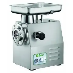 PICADORA DE CARNE PROFESIONAL 22 RGE (grupo picador extraíble) - Grupo de molienda de aluminio - Potencia 1,5 HP - 1100W 230V Monofásico - Producción por hora Kg/h 200-300