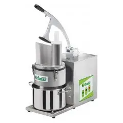 CORTADORA DE VERDURAS - Mod TV4000 TRF - Estructura de acero inoxidable AISI 304 - 5 discos incluidos - Alimentación trifásica 230-400V/3/50Hz - Potencia 370 W - Dimensiones cm L 28 x P 63 x H 55