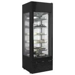 EXPOSITOR VERTICAL REFRIGERADO - MOD. VENERE 70 NV - CAPACIDAD LT. 470 - TEMPERATURA +5°/-22°C - Dim. cm. L 66,8 x P 77,3 x h 200 - CE