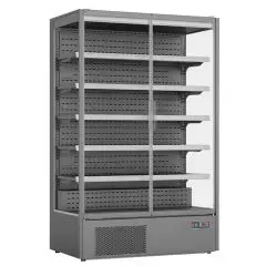 Expositor mural refrigerado con capacidad Lt 1292 y temperatura de -1 a +5 °C Klimaitalia NOVI 150