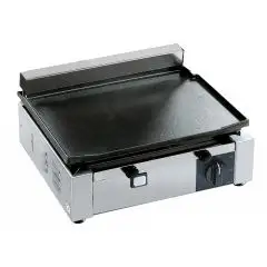 Placa eléctrica con placa lisa simple cm 35,5x25,5 Allforfood SICILIA L TOP