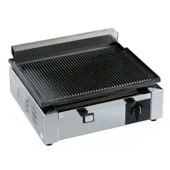 Placa eléctrica con placa de una sola franja cm 35,5x25,5 Allforfood SICILIA R TOP