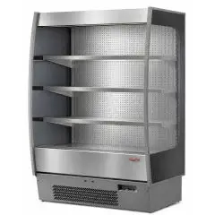 EXPOSITOR MURAL REFRIGERADO - MOD. LIDO C INOX - PARA CARNE - VENTILADO - Temperatura m&iacute;nima de trabajo &deg;C 0/+2 - AUTOSERVICIO - MODULAR - CE