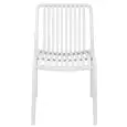 Sedia - color blanco - Estructura en polipropileno - Modelo 073-ZL76-W-FRO