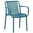 Poltroncina - color azzurro - Estructura en polipropileno - Modelo 075-petrolio