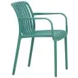 Poltroncina - color Verde - Estructura en polipropileno - Modelo 075-verde-01