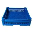 CESTA CON BASE DE MALLAS PEQUEÑAS CON REALCE PARA EL LAVADO MIXTO - MOD. 100106 - MEDIDAS CESTA cm A 50 X F 50 X H 120 - Homologación CE