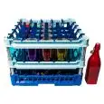 CESTA ESPECIAL PARA EL LAVADO DE 25 BOTELLAS DE AGUA DE 100 cl. - MOD. 100137 - MEDIDAS CESTA cm A 50 X F 50 - Homologación CE