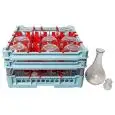 CESTA ESPECIAL PARA EL LAVADO DE 9 BOTELLAS DE AGUA DE 127 cl. - MOD. 100140 - MEDIDAS CESTA cm A 50 X F 50 - Homologación CE