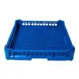 CESTA CON BASE DE MALLAS PEQUEÑAS PARA EL LAVADO MIXTO - MOD. 100150 - MEDIDAS CESTA cm A 50 X F 50 X H 6,5 - Homologación CE