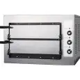 HORNO ELÉCTRICO PARA PIZZA - Mod. MINI - Panel de Control manual - MONOFÁSICO/TRIFÁSICO - De 2 Plantas - Medidas CÁMARA DE COCCIÓN cm. L 50 x P 50 x h 11 - Potencia 6 kW - Homologación CE
