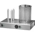 MÁQUINA DE PERRITO CALIENTE - Mod. WD3 - N. 3 pinchos calienta panes - 230V monofásica 50-60 Hz - Potencia 1100 W - Homologación CE