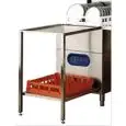 MESA PARA LAVAVAJILLAS DE CAPOTA SERIE B6 - MOD. 06/B - DERECHO - IZQUIERDO - FRONTAL - Medidas cm A 84,4 x F 57,4 x h 85