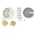 DISCOS - Mod. D - para modelo chef - Para cortes en CUBOS -  Usar con discos mod. E