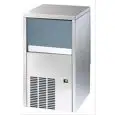 FABRICADOR DE HIELO EN CUBITOS HUECOS - SISTEMA DE PALETAS - Cod. LGU55 - Tipo de cubito gr 20 - PRODUCCIÓN hasta kg 20/24 h - Medidas cm L 38,5 x P 46,8 x H 68,7 - Norma CE