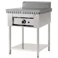 COCEDOR DE PIADINA A GAS POLLINI - Modelo C.P4 - Sobre soporte de acero inox - Placa de acero inoxidable - Capacidad térmica KW 6,7 - Homologación CE