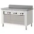 COCEDOR DE PIADINA ELÉCTRICO POLLINI - Modelo C.PE.8 - Sobre armario abierto inox - Placa de hierro - Potencia KW 9 - Homologación CE