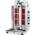 GYROS MÁQUINA COCINA KEBAB ELÉTRICOS - Mod. GYR 60 - Estructura de acero inoxidable - CAPACIDAD CARNE Kg 10-30 - Potencia  kW 4,2 - MONOFÁSICO - Homologación CE