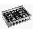 COCINA 5 FUEGOS DE SOBREMESA - Cod. EKP 96 - Alimentación de GAS - Capacidad térmica nominal de la Placa de cocción 14,3 kW - Medidas ext. cm. A 90 x F 62 x 26,5 H