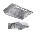 Campana extractora de pared de acero inox AISI 430 (con turbina) - Filtros de lamas - Iluminación de neón