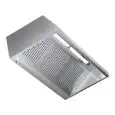 Campana de pared de acero inox AISI 430 (sin turbina) - Filtros de lamas - Iluminación de neón