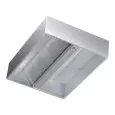 Campana central tipo Cubika de acero inox AISI 430 (sin turbina) - Filtros de lamas