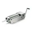 EMBUTIDORA MANUAL HORIZONTAL - MOD. 122141 - Capacidad del cilindro Lt 8 - Diámetro del Cilindro cm Ø 16,5 - Longitud del Cilindro cm 37 - CE