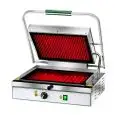 PLANCHA ELÉCTRICAS VITROCERÁMICAS - Mod. PV 40RL - Plancha superior ranurada - Área de cocción: cm 40x30 - Potencia 2000 W - 230V monofásica 50-60 Hz - Homologación CE
