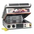 PLANCHA HORNO ELÉCTRICA LISA - DE VITROCERÁMICA - MOD. PF2095/1 - TAPA ACANALADA - Placa de cocción lisa cm 40X30 - Potencia W 2000 - Alimentación MONOFÁSICA 230v/50-60hz  - Medidas cm L 50 x P 54 x 25/63 H - Homologación CE