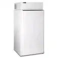 MINICÁMARA REFRIGERADA DE CHAPA PREBARNIZADA BLANCA - Mod. ND100WHIBTR - VENTILADA - CAPACIDAD LT 1400 - N. 1 PUERTA - N. 3 ESTANTES INTERNOS - Espesor del aislamiento 60 mm - TEMPERATURA -18°/-20°C - Medidas cm L 100 x P 100 x H 212 - CE