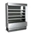 EXPOSITOR MURAL REFRIGERADO - MOD. VULCANO 60 INOX - VENTILADO - Temperatura mínima de trabajo °C +3/+5 - AUTOSERVICIO - NO MODULAR - CE
